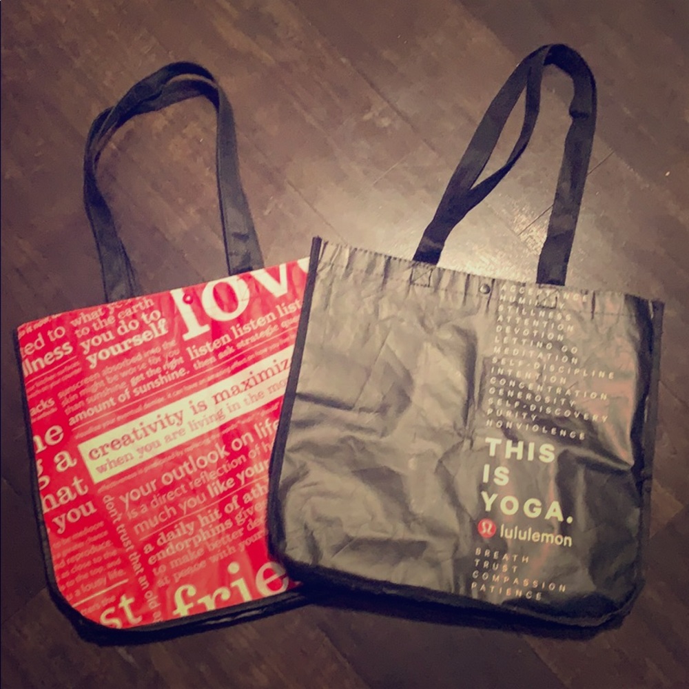 Lululemon tote bags